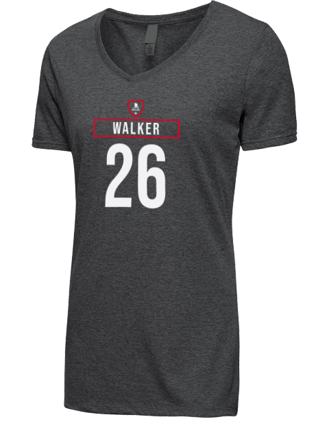 Away Jersey Sean Walker Premium Ladies V-Neck T-Shirt | Swagsta