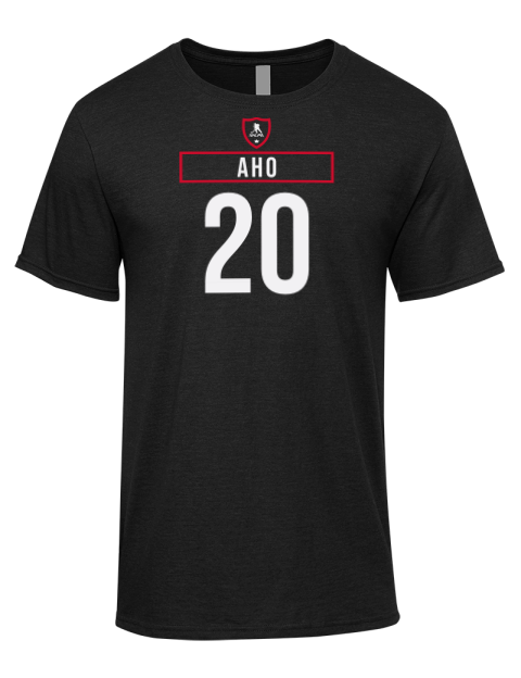 Away Jersey Sebastian Aho Premium Ring-Spun Cotton Unisex T-Shirt | Swagsta