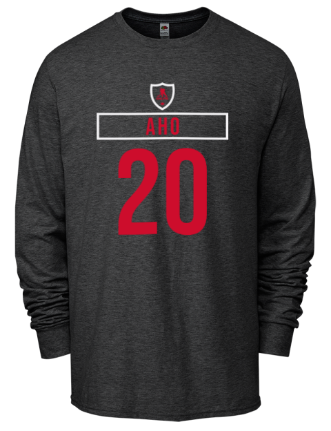 Home Jersey Sebastian Aho Men's Long-Sleeve T-Shirt | Swagsta