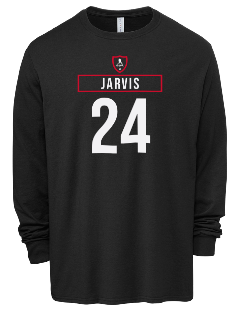Away Jersey Seth Jarvis Men's Premium Blend Long Sleeve-T-Shirt | Swagsta