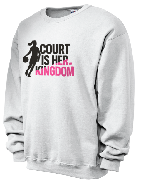 Court Is Her Kingdom She Got Game Unisex Crewneck Sweatshirt | Swagsta