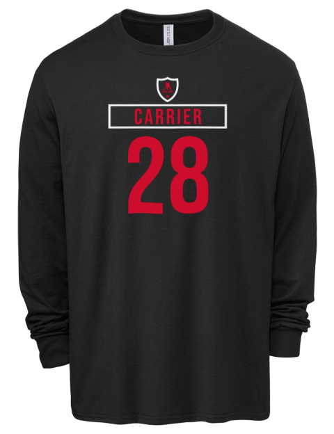Home Jersey William Carrier Men's Premium Blend Long Sleeve-T-Shirt | Swagsta