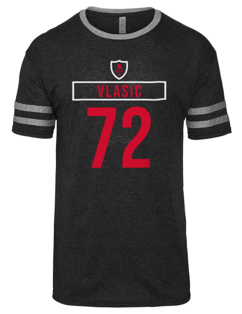 Away Jersey Alex Vlasic Men's Tri-Blend T-Shirt | Swagsta