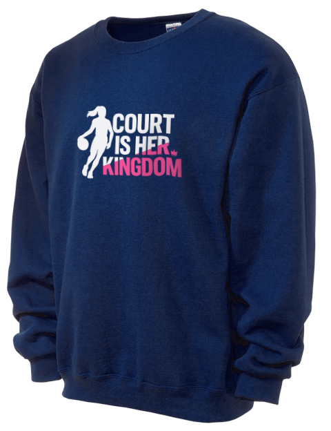 Court Is Her Kingdom She Got Game Unisex Crewneck Sweatshirt | Swagsta