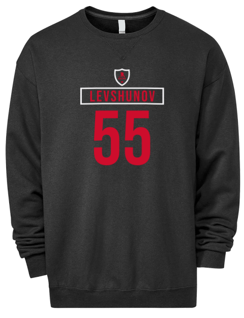 Away Jersey Artyom Levshunov Premium Unisex Crewneck Sweatshirt | Swagsta