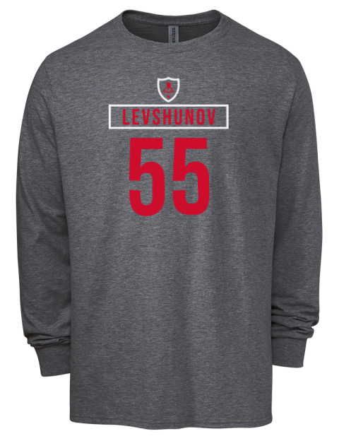 Away Jersey Artyom Levshunov Men's Premium Blend Long Sleeve-T-Shirt | Swagsta