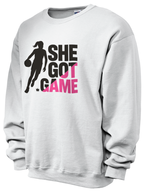 Got Game She Got Game Unisex Crewneck Sweatshirt | Swagsta