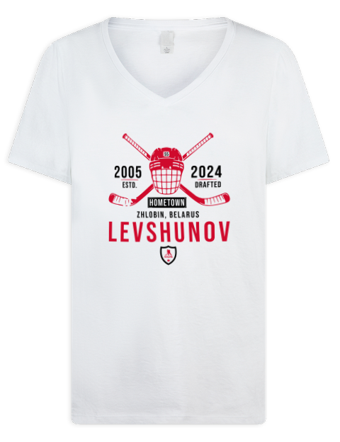Classic Heritage Artyom Levshunov Premium Ladies V-Neck T-Shirt | Swagsta
