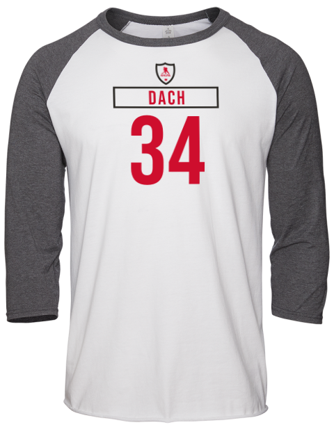 Home Jersey Colton Dach Unisex Premium Three-Quarter Raglan T-Shirt | Swagsta