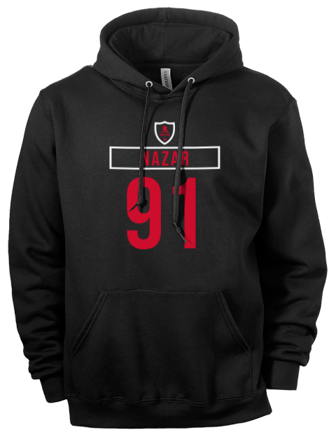 Away Jersey Frank Nazar Eco Premium Unisex Hooded Sweatshirt | Swagsta