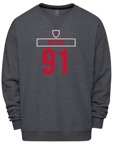 Away Jersey Frank Nazar Premium Unisex Crewneck Sweatshirt | Swagsta