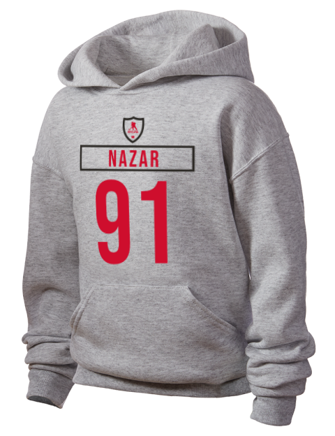 Home Jersey Frank Nazar Youth Hooded Sweatshirt | Swagsta