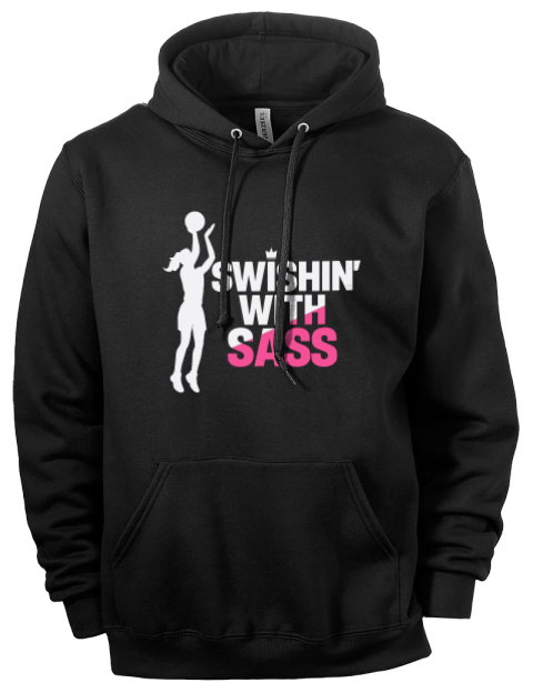 Swish’n With Sass She Got Game Eco Premium Unisex Hooded Sweatshirt | Swagsta