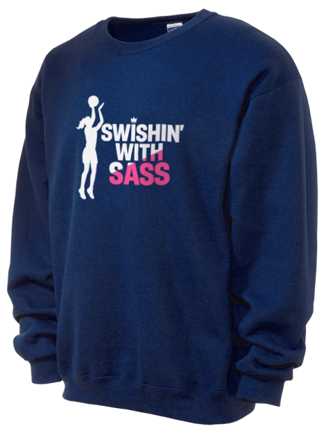 Swish’n With Sass She Got Game Unisex Crewneck Sweatshirt | Swagsta