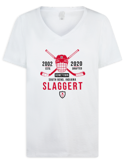 Classic Heritage Landon Slaggert Premium Ladies V-Neck T-Shirt | Swagsta