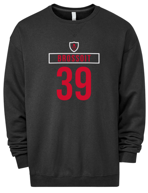 Away Jersey Laurent Brossoit Premium Unisex Crewneck Sweatshirt | Swagsta