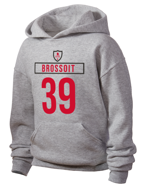 Home Jersey Laurent Brossoit Youth Hooded Sweatshirt | Swagsta