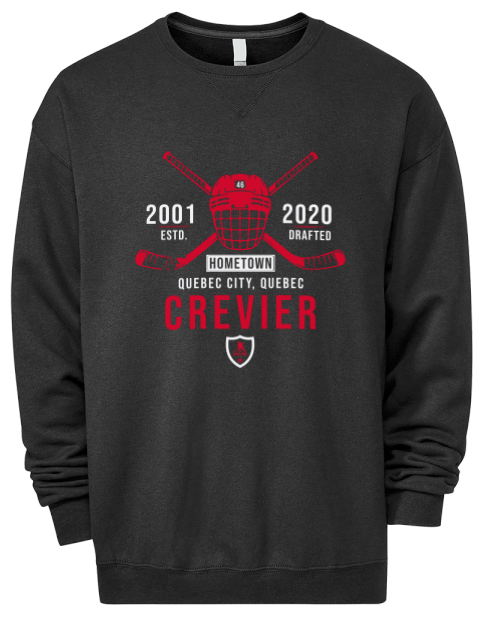 Heritage Louis Crevier Premium Unisex Crewneck Sweatshirt | Swagsta