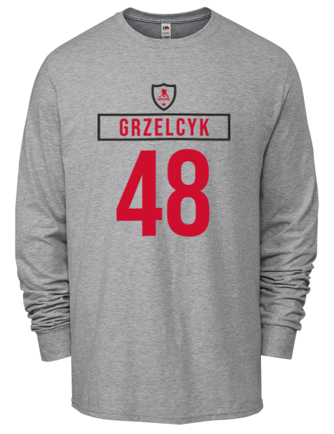 Home Jersey Matt Grzelcyk Men's Long-Sleeve T-Shirt | Swagsta