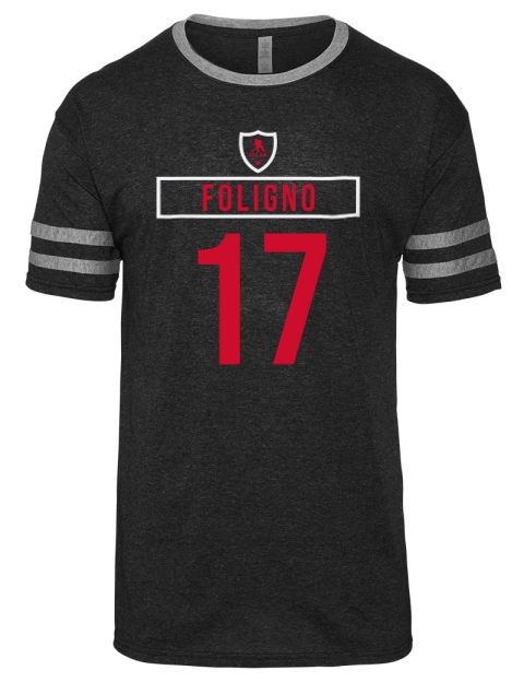 Away Jersey Nick Foligno Men's Tri-Blend T-Shirt | Swagsta