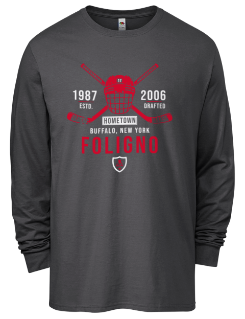 Heritage Nick Foligno Men's Long-Sleeve T-Shirt | Swagsta
