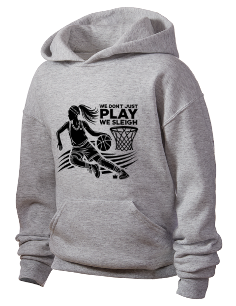 We Sleigh She Got Game Youth Hooded Sweatshirt | Swagsta