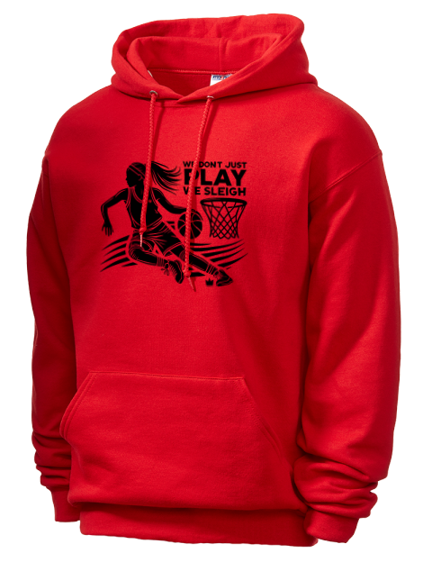 We Sleigh She Got Game Unisex Hooded Sweatshirt | Swagsta