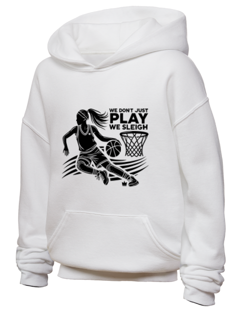 We Sleigh She Got Game Youth Hooded Sweatshirt | Swagsta