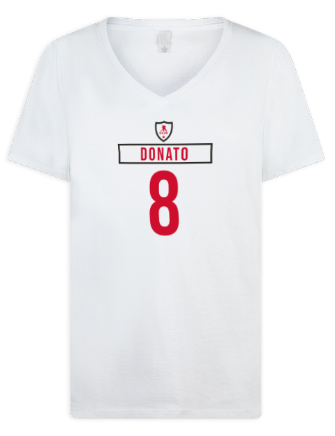 Home Jersey Ryan Donato Premium Ladies V-Neck T-Shirt | Swagsta