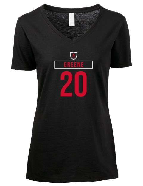 Away Jersey Ryan Greene Premium Ladies V-Neck T-Shirt | Swagsta