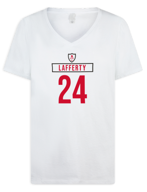 Home Jersey Sam Lafferty Premium Ladies V-Neck T-Shirt | Swagsta