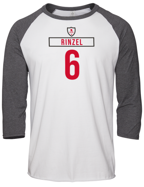 Home Jersey Sam Rinzel Unisex Premium Three-Quarter Raglan T-Shirt | Swagsta