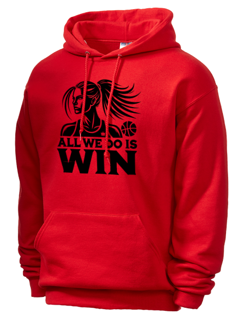 All We Do Is Win She Got Game Unisex Hooded Sweatshirt | Swagsta
