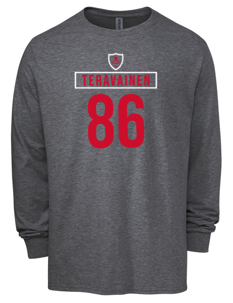 Away Jersey Teuvo Teravainen Men's Premium Blend Long Sleeve-T-Shirt | Swagsta