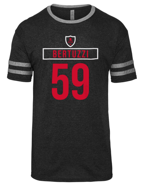 Away Jersey Tyler Bertuzzi Men's Tri-Blend T-Shirt | Swagsta
