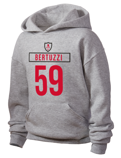 Home Jersey Tyler Bertuzzi Youth Hooded Sweatshirt | Swagsta