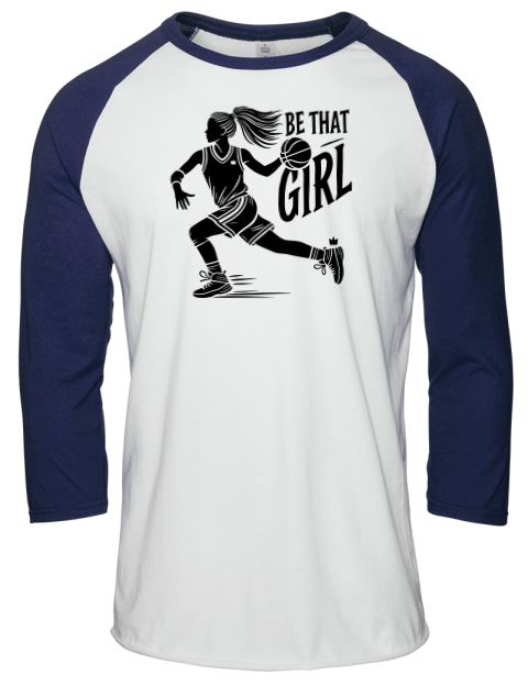 Be That Girl She Got Game Unisex Premium Three-Quarter Raglan T-Shirt | Swagsta