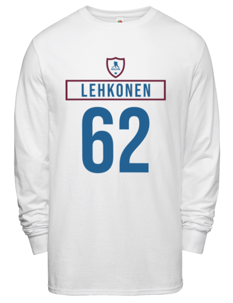 Home Jersey Artturi Lehkonen Men's Long-Sleeve T-Shirt | Swagsta