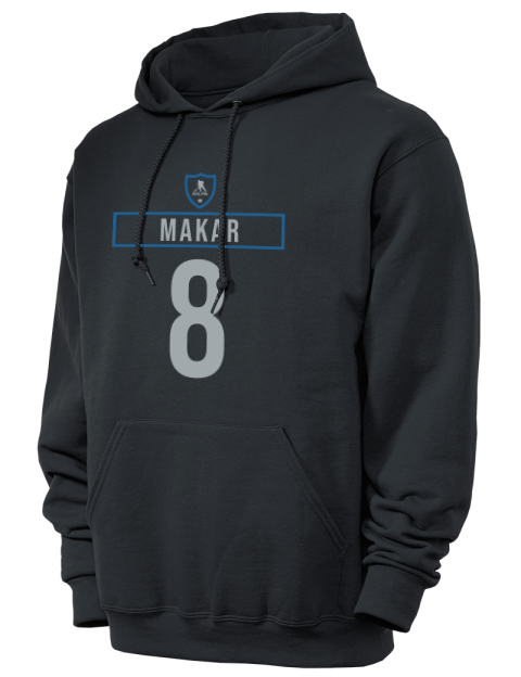 Away Jersey Cale Makar Unisex Hooded Sweatshirt | Swagsta