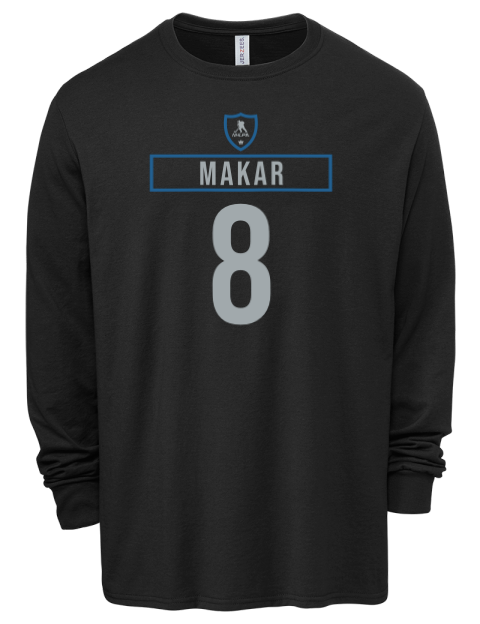 Away Jersey Cale Makar Men's Premium Blend Long Sleeve-T-Shirt | Swagsta