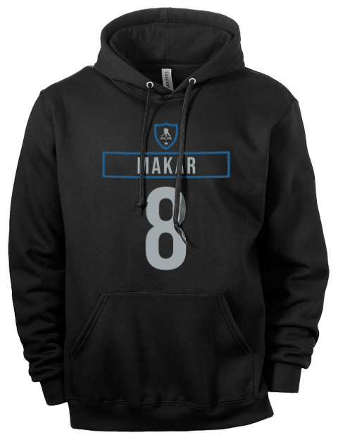 Away Jersey Cale Makar Eco Premium Unisex Hooded Sweatshirt | Swagsta