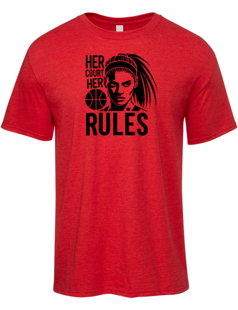 Her Court Her Rules She Got Game Premium Ring-Spun Cotton Unisex T-Shirt | Swagsta