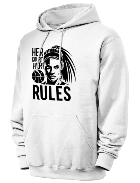 Her Court Her Rules She Got Game Unisex Hooded Sweatshirt | Swagsta