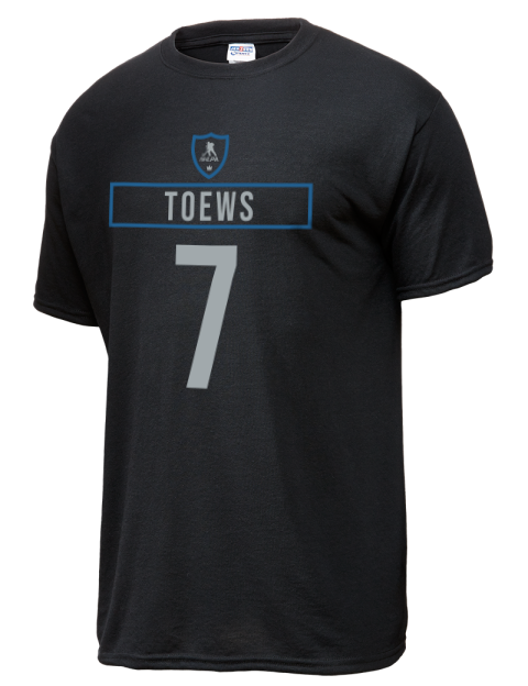 Away Jersey Devon Toews Dri-Power Unisex T-Shirt | Swagsta