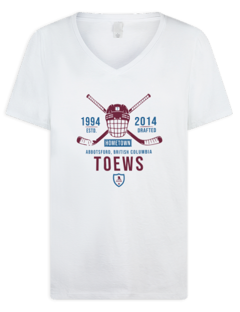 Classic Heritage Devon Toews Premium Ladies V-Neck T-Shirt | Swagsta