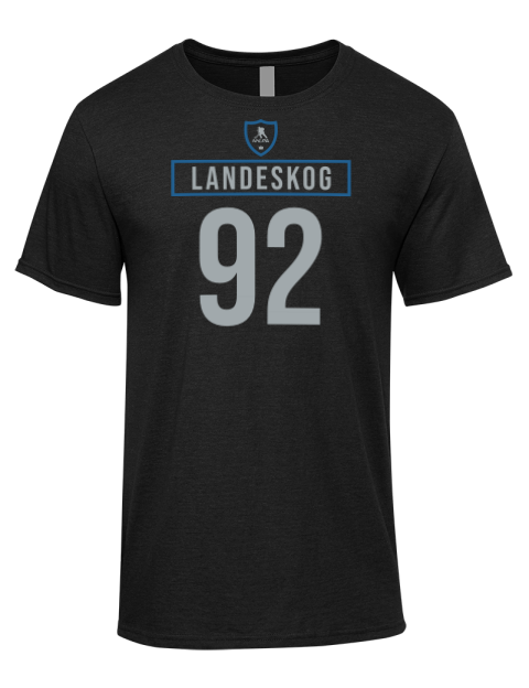 Away Jersey Gabriel Landeskog Premium Ring-Spun Cotton Unisex T-Shirt | Swagsta