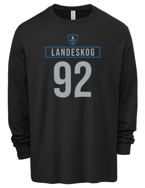 Away Jersey Gabriel Landeskog Men's Premium Blend Long Sleeve-T-Shirt | Swagsta