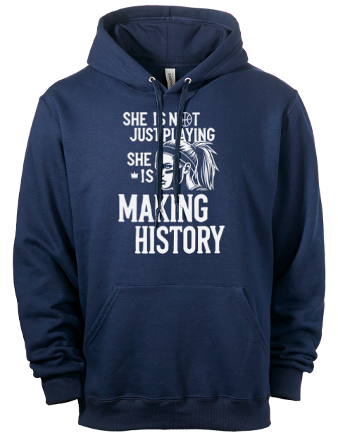 Making History She Got Game Eco Premium Unisex Hooded Sweatshirt | Swagsta