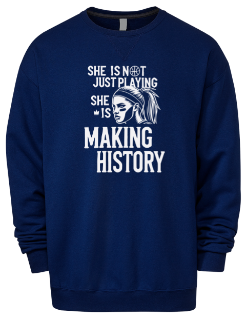 Making History She Got Game Premium Unisex Crewneck Sweatshirt | Swagsta