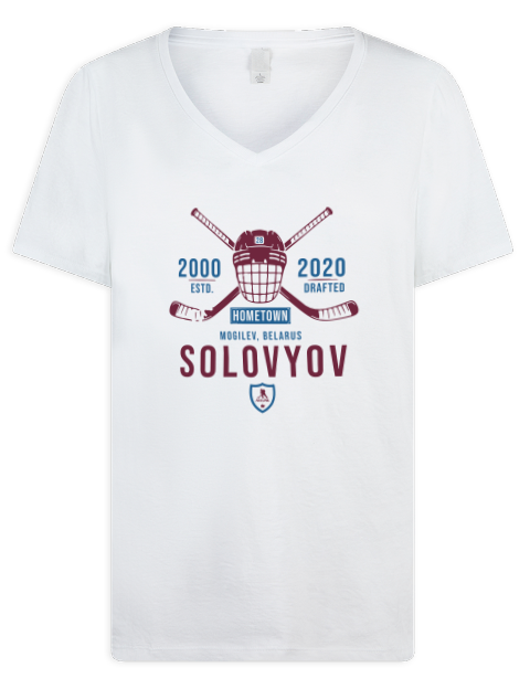 Classic Heritage Ilya Solovyov Premium Ladies V-Neck T-Shirt | Swagsta